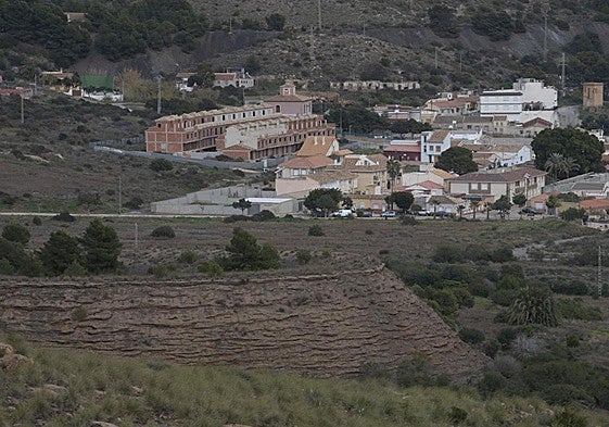 Balsas mineras en Portmán, en una imagen de archivo.