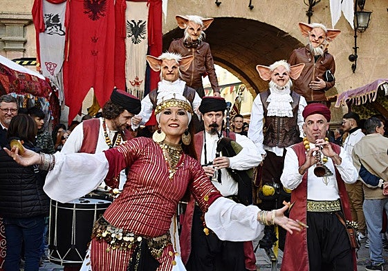 Espectáculo medieval.