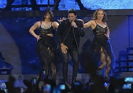 Chayanne, el pasado mes de mayo, durante su concierto en Murcia.
