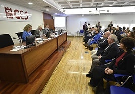 Asistentes a la presentación este martes del informe del Consejo Económico y Social sobre la Ley de Servicios Sociales.