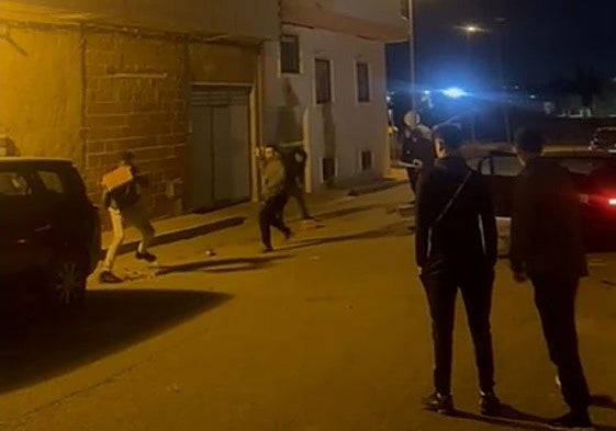 Pelea multitudinaria en Fortuna.