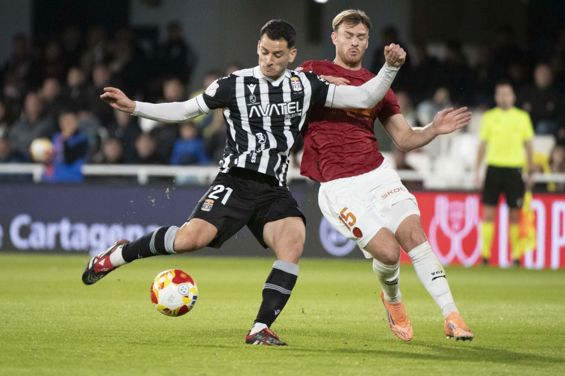 El FC Cartagena, eliminado de la Copa del Rey, en imágenes