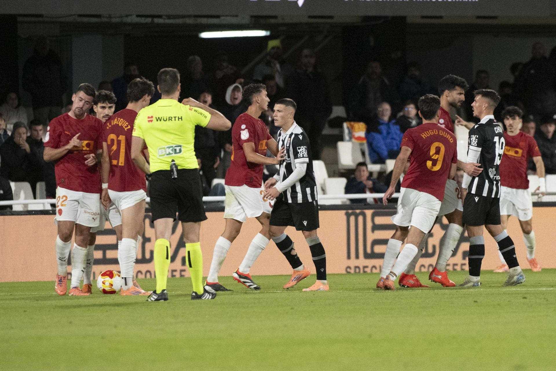 El FC Cartagena, eliminado de la Copa del Rey, en imágenes