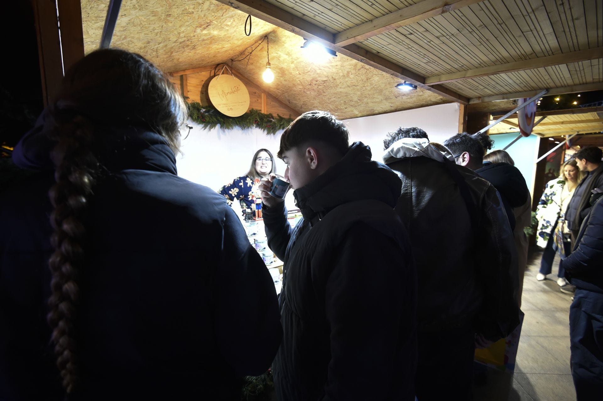 En imágenes, la Glorieta de Murcia estrena la Navidad