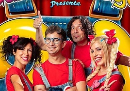 Ainhoa Abaunz, Paulino Díaz, Rodrigo Puertas y Eugenia Cabrera se han unido de nuevo para esta celebración: 'Cantajuego-20 años. La Gira'.