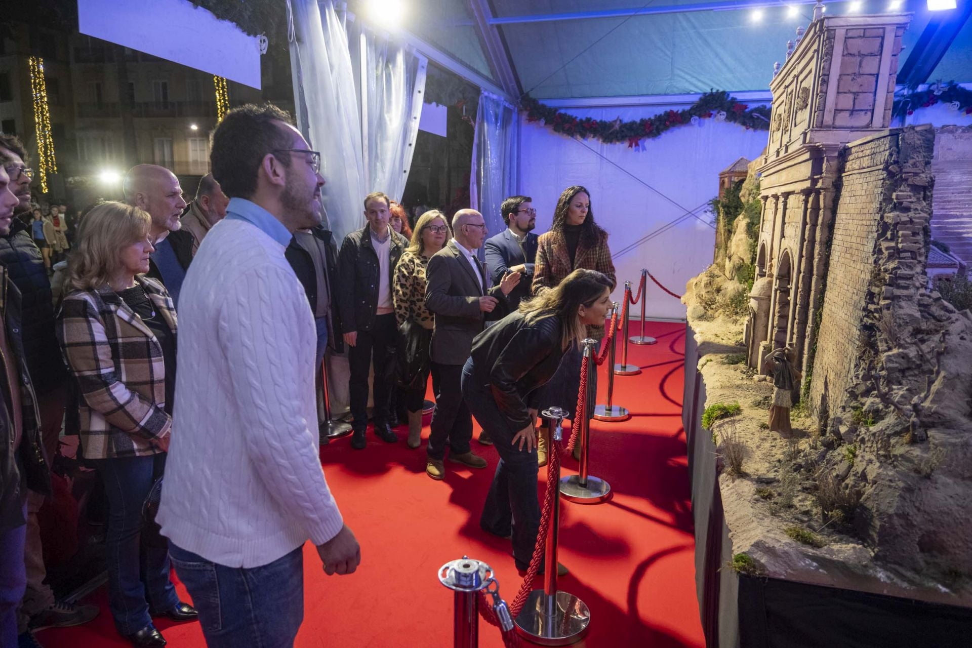 La inauguración del belén de Cartagena, en imágenes