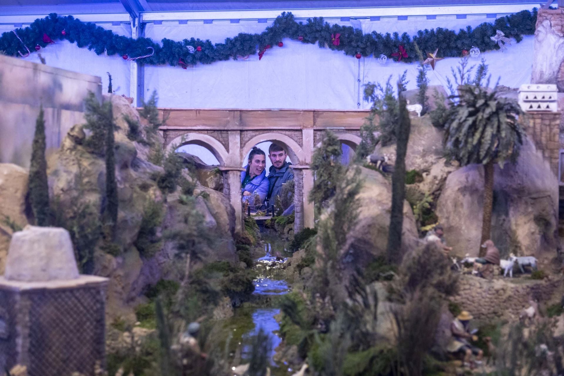 La inauguración del belén de Cartagena, en imágenes