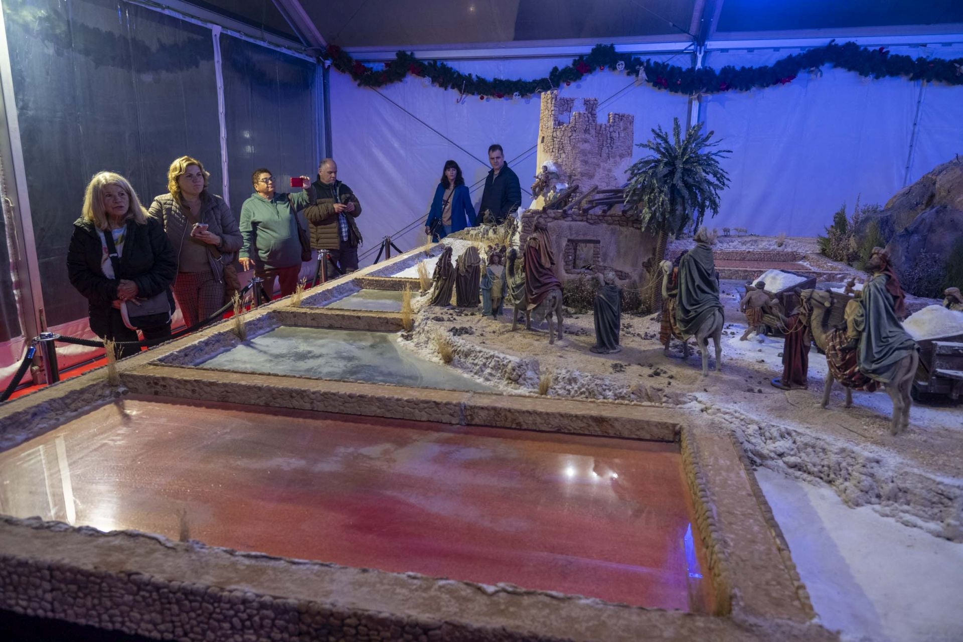 La inauguración del belén de Cartagena, en imágenes