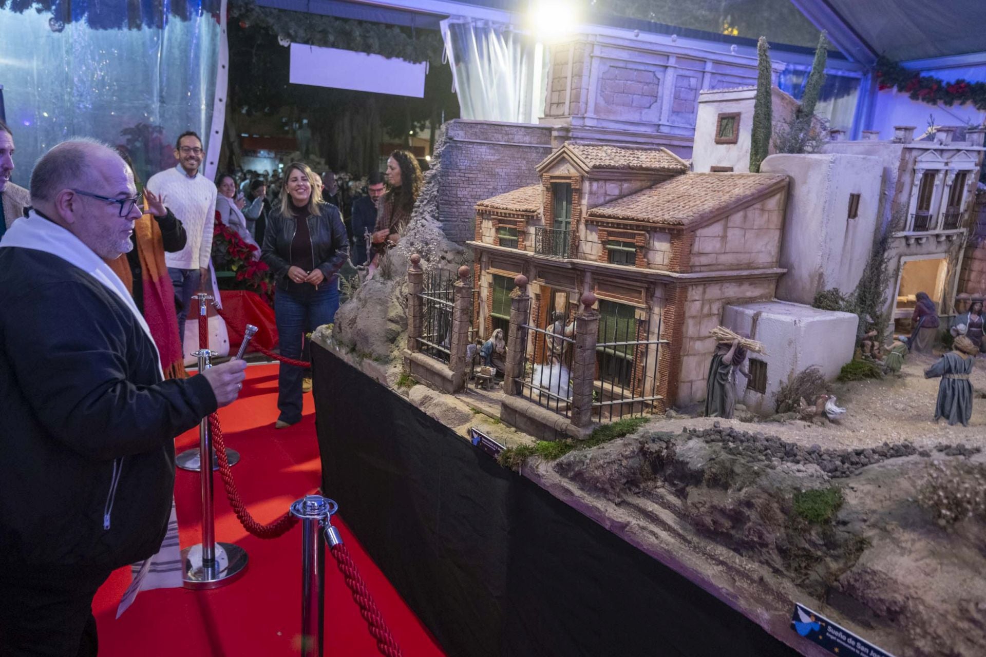 La inauguración del belén de Cartagena, en imágenes