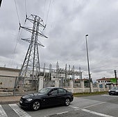 Instalaciones actuales de la subestación eléctrica en Espinardo.