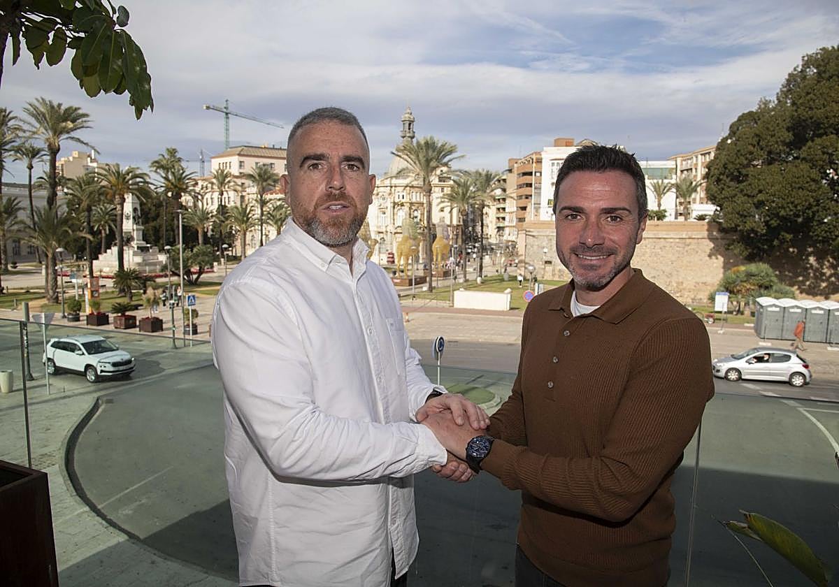 Javi Rey y Adrián Colunga.