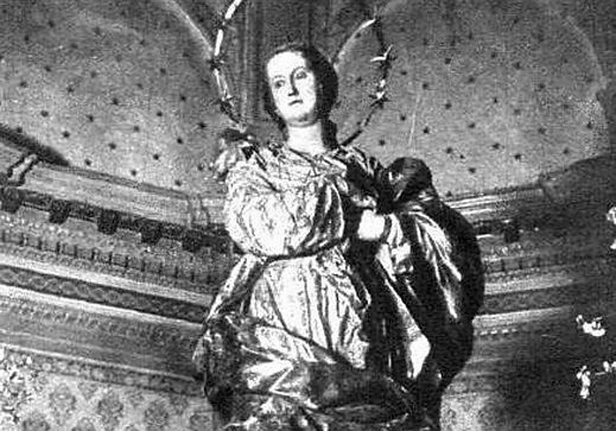 La espectacular Purísima de Francisco Salzillo, que fue quemada durante las revueltas del 12 de mayo de 1931.