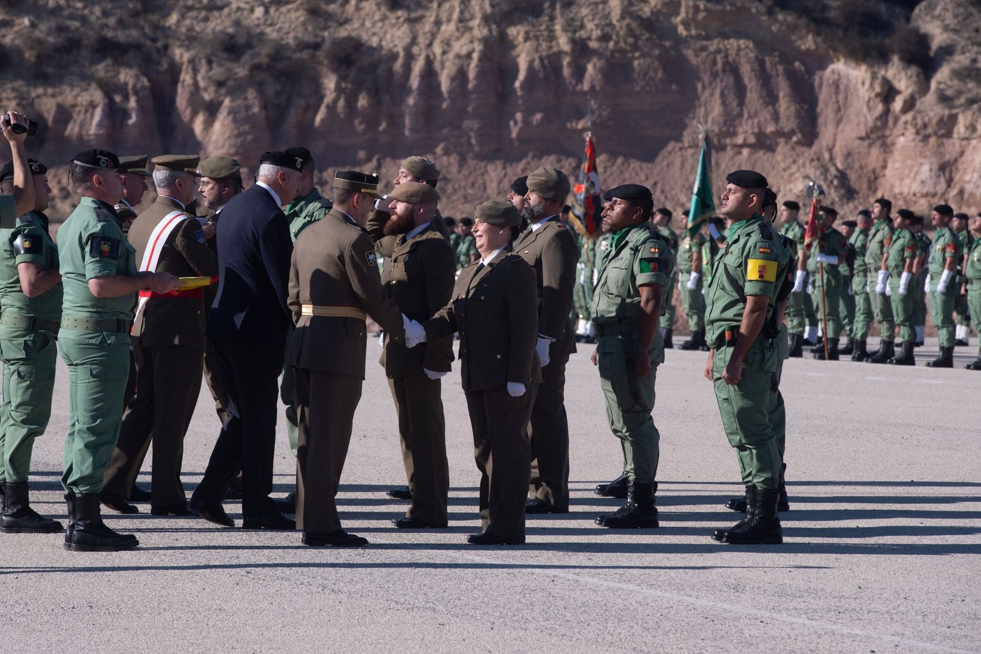 Los paracaidistas de Javalí Nuevo celebran la Inmaculada Concepción