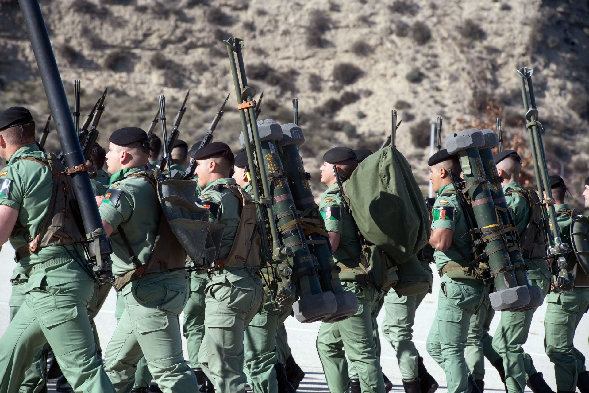 Los paracaidistas de Javalí Nuevo celebran la Inmaculada Concepción