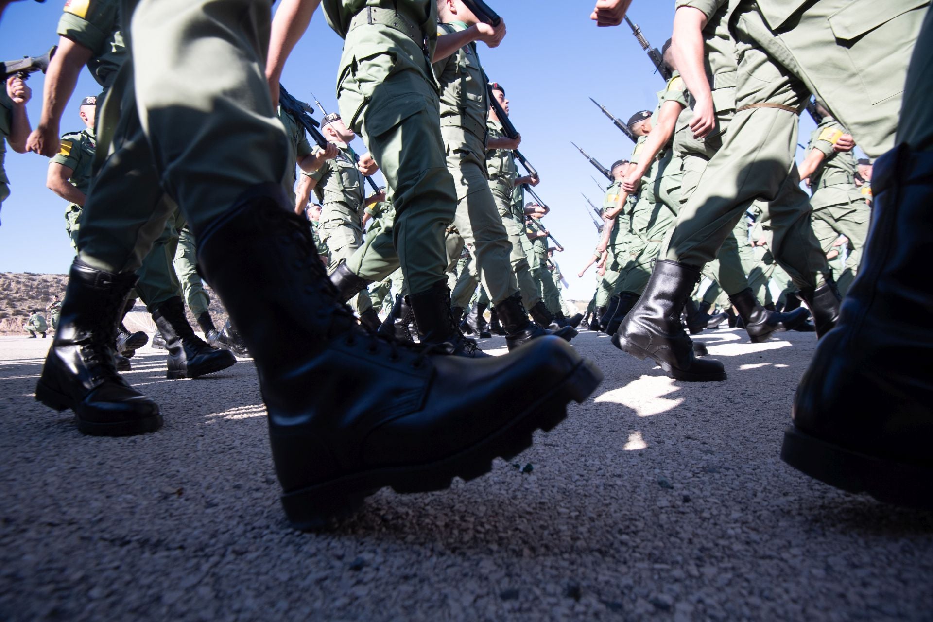 Los paracaidistas de Javalí Nuevo celebran la Inmaculada Concepción