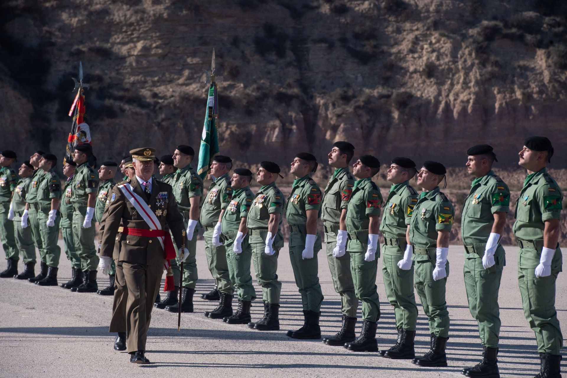 Los paracaidistas de Javalí Nuevo celebran la Inmaculada Concepción