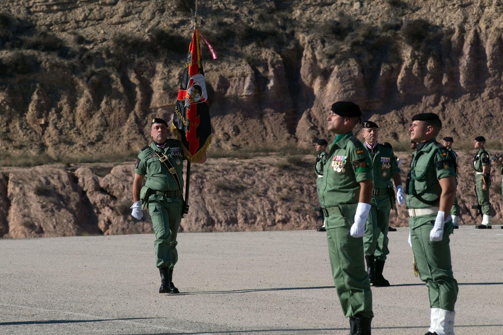 Los paracaidistas de Javalí Nuevo celebran la Inmaculada Concepción