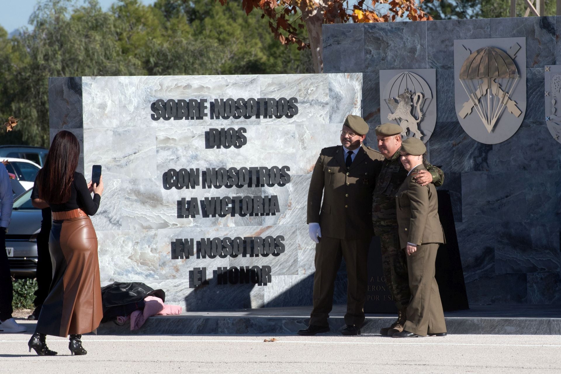 Los paracaidistas de Javalí Nuevo celebran la Inmaculada Concepción