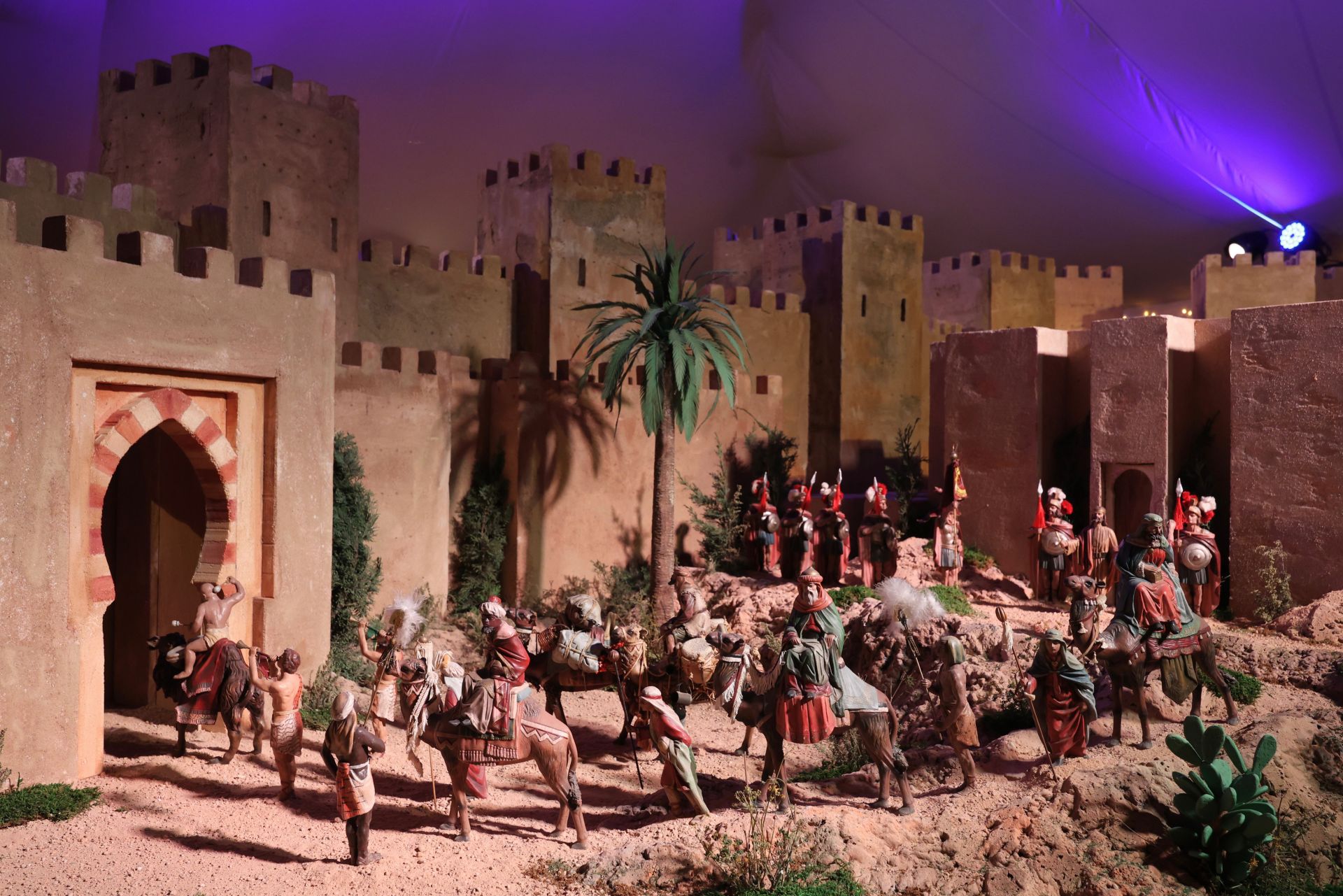 En imágenes, la inauguración del Belén de Murcia en el Palacio Episcopal