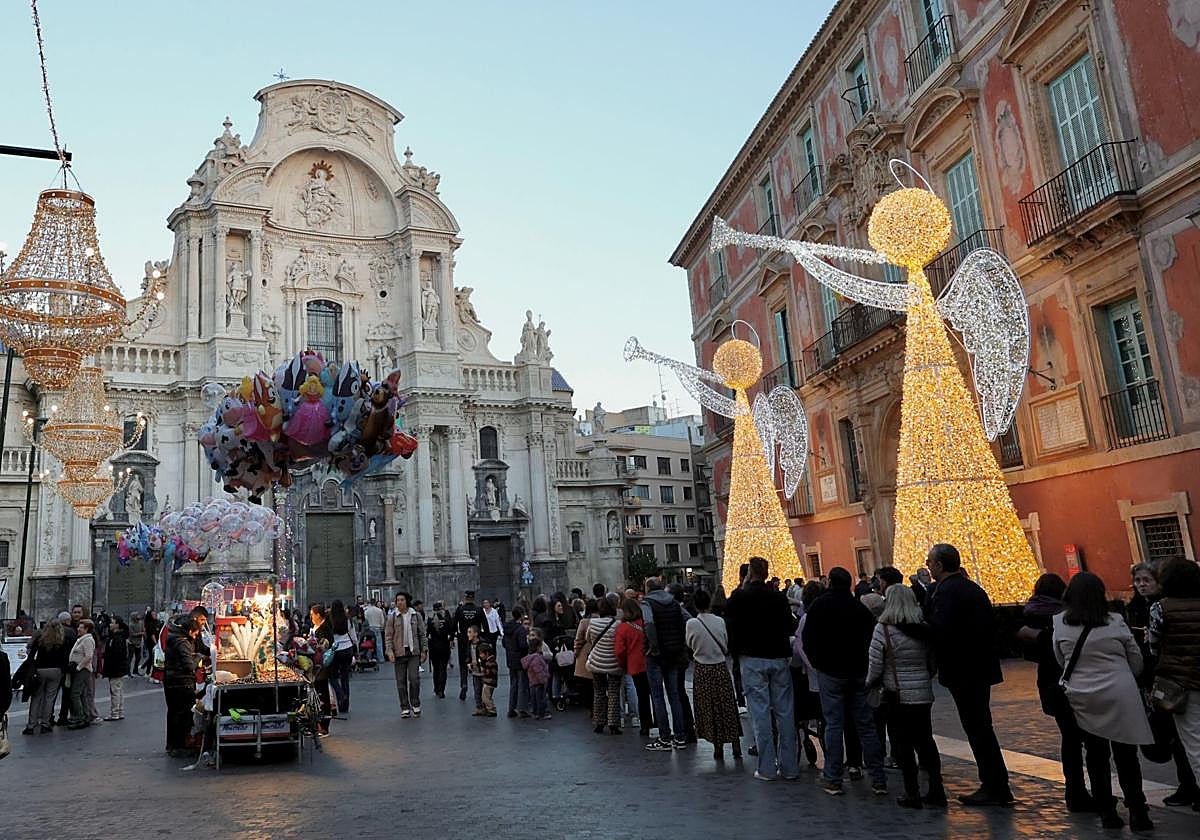 En imágenes, la inauguración del Belén de Murcia en el Palacio Episcopal