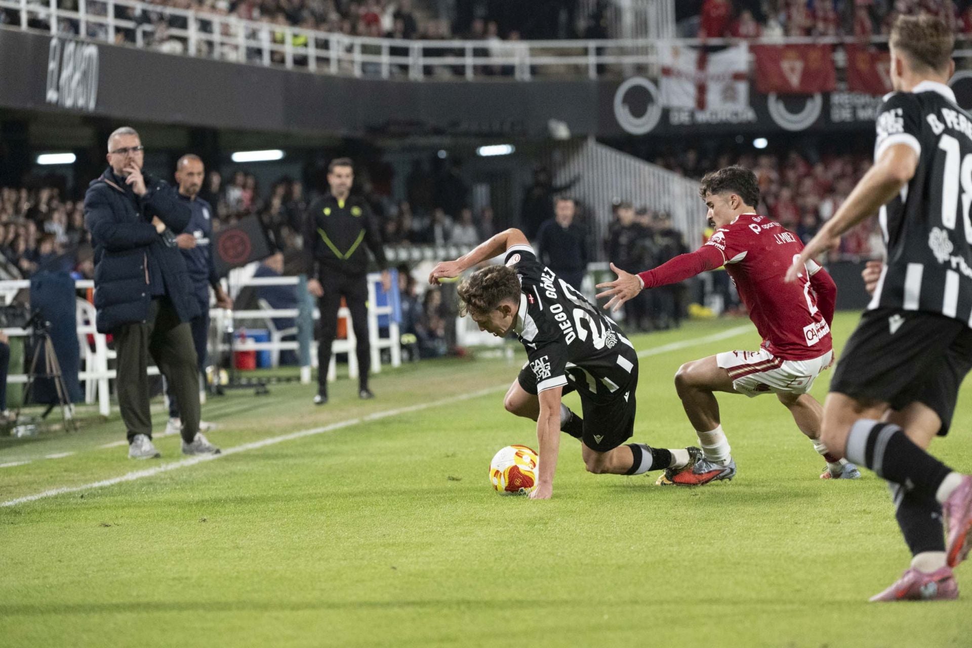 El derbi FC Cartagena - Real Murcia, en imágenes