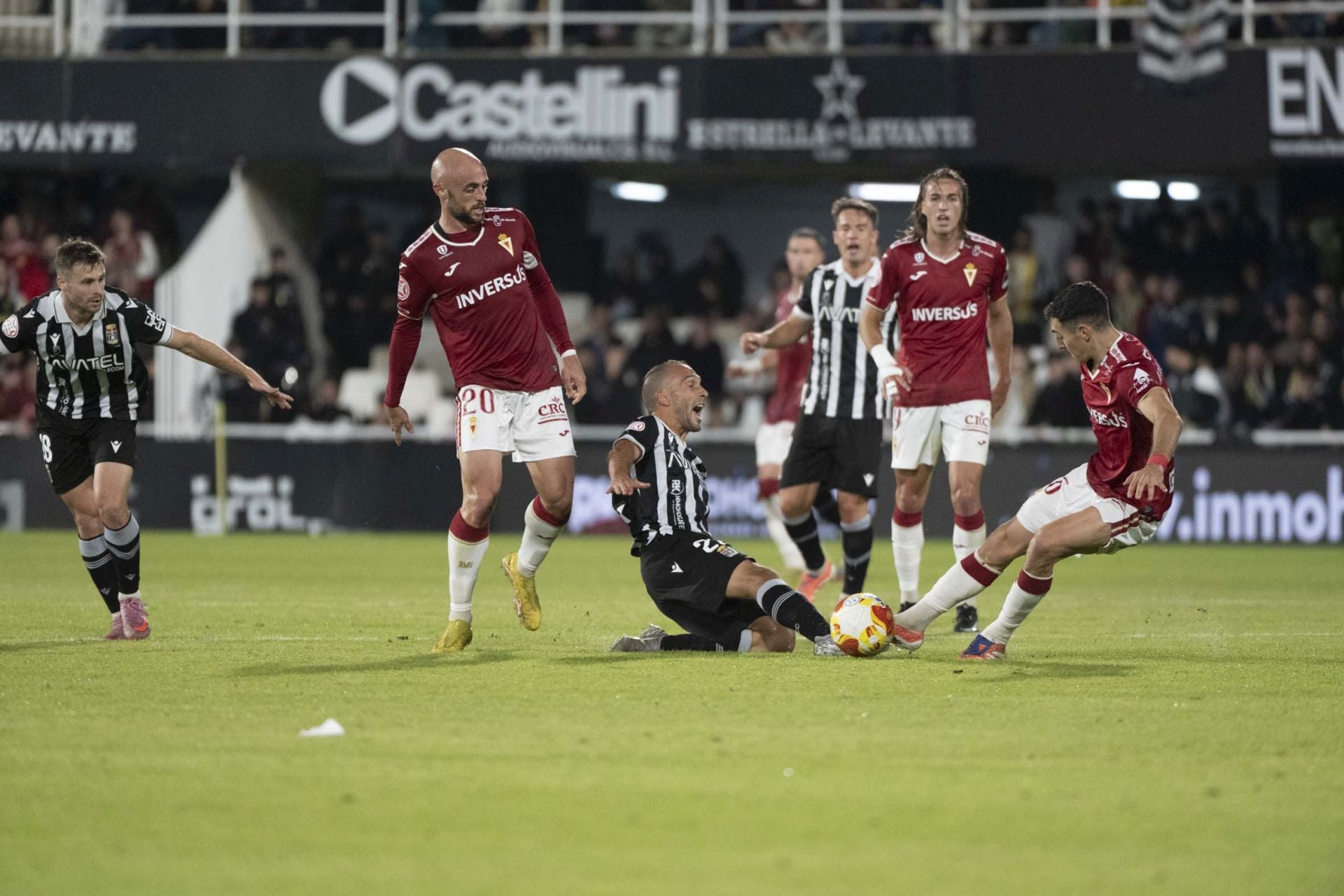 El derbi FC Cartagena - Real Murcia, en imágenes
