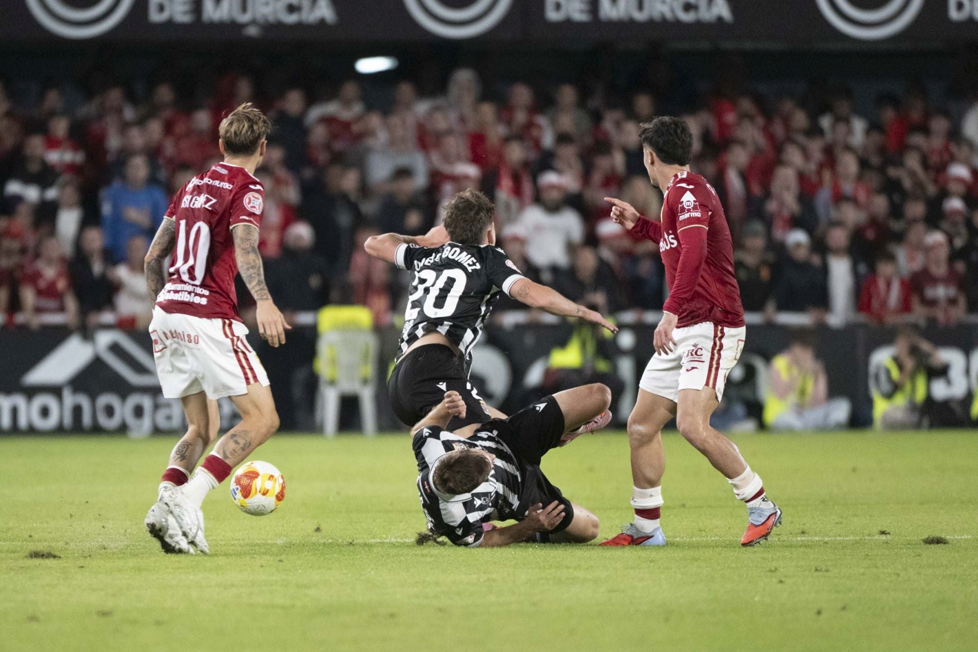 El derbi FC Cartagena - Real Murcia, en imágenes
