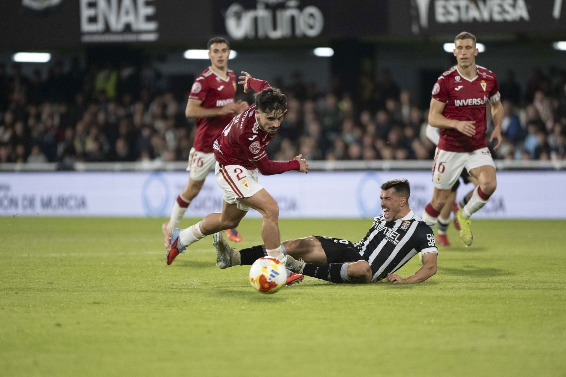 El derbi FC Cartagena - Real Murcia, en imágenes