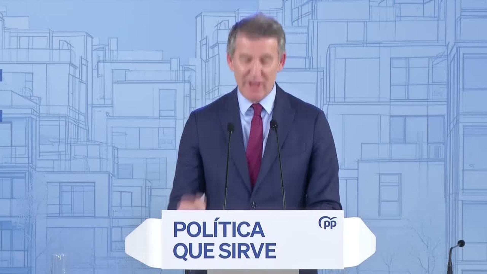 Feijóo, sobre el 'no' al decreto ómnibus: "Eran 40 medidas en contra de los ciudadanos"