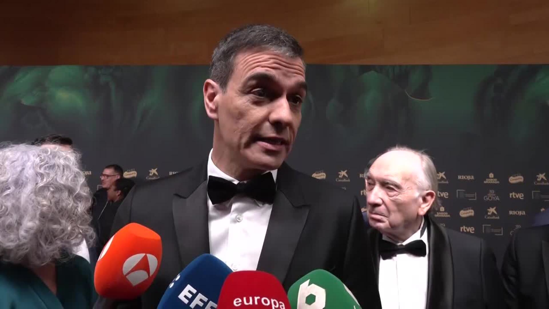 Sánchez reivindica el "respeto a la diversidad" en los Premios Goya