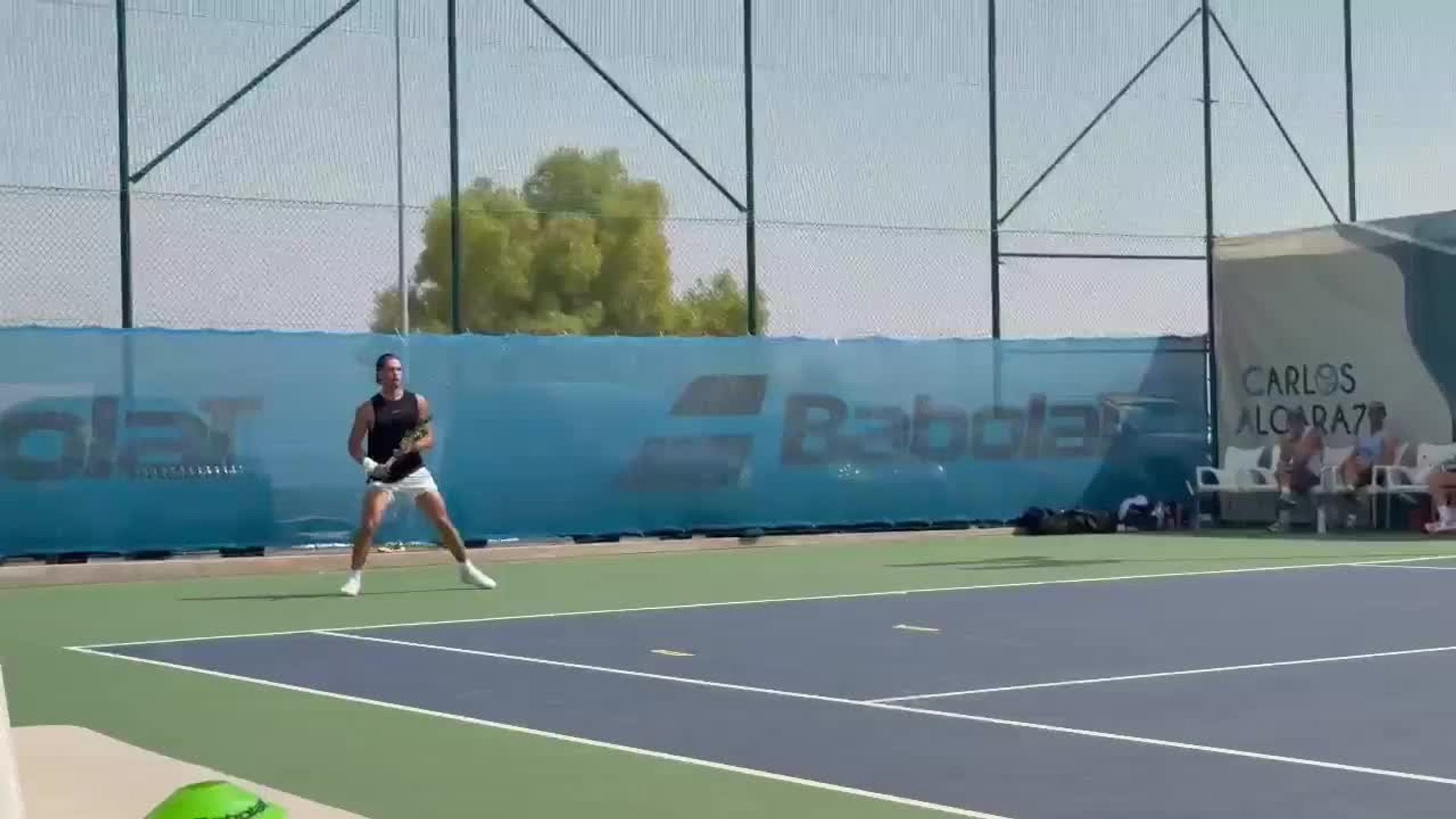 Carlos Alcaraz aumenta la intensidad de sus entrenamientos de cara a su reaparición en Cincinnati