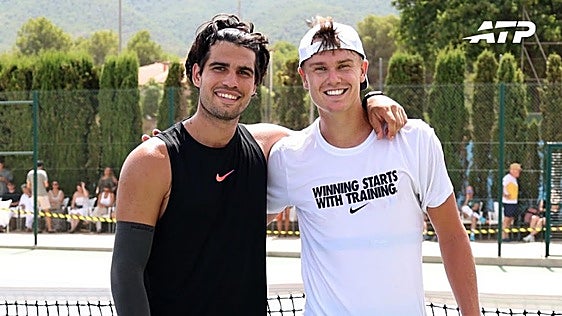 Carlos Alcaraz se exprime con Holger Rune antes de decidir si compite en el US Open