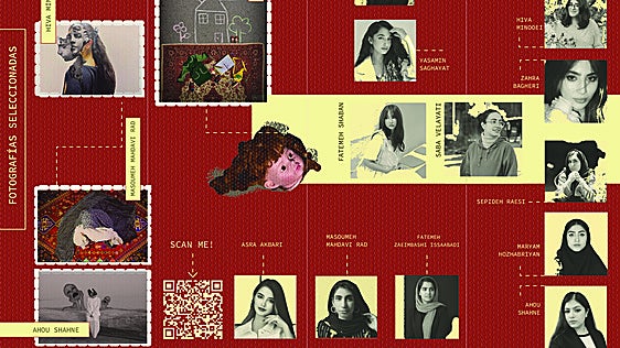 Doce fotógrafas iraníes reflexionan en la Biblioteca 'María Moliner' de la UMU sobre la memoria, la guerra y la pérdida