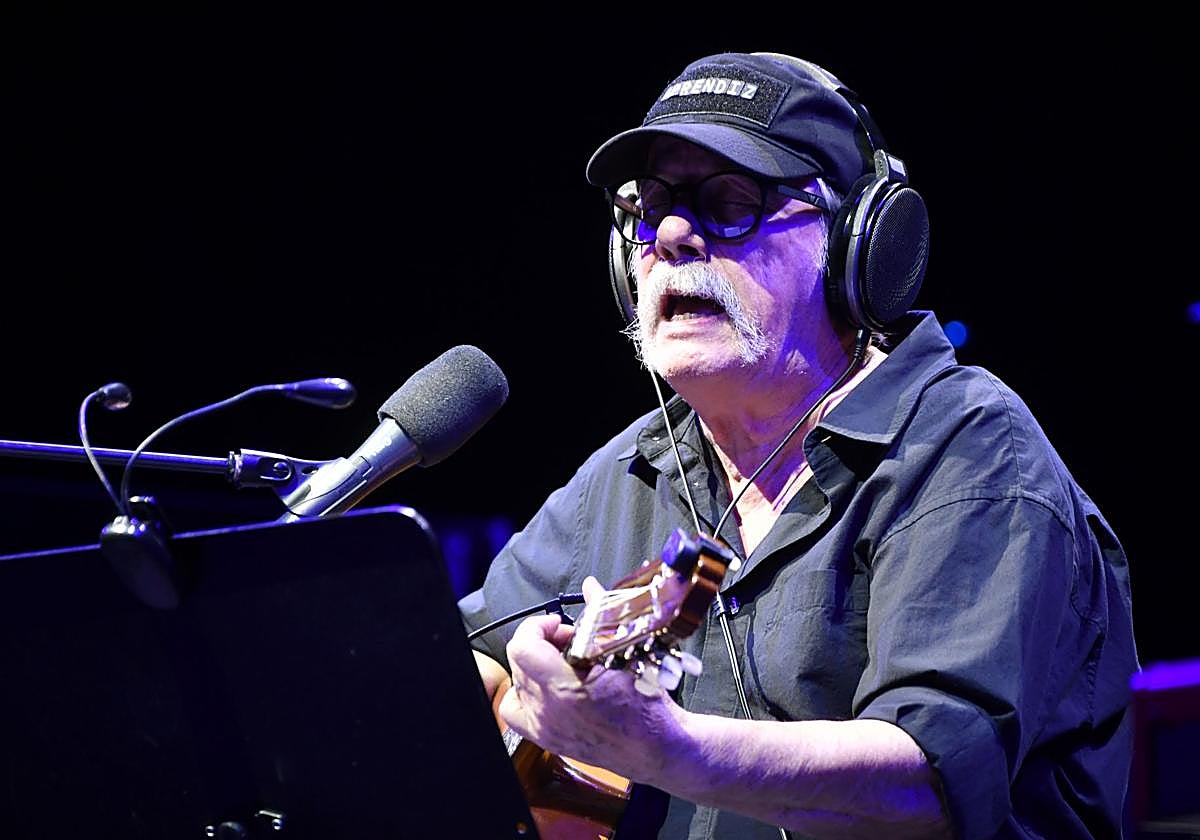 Silvio Rodríguez, este jueves, en Murcia.