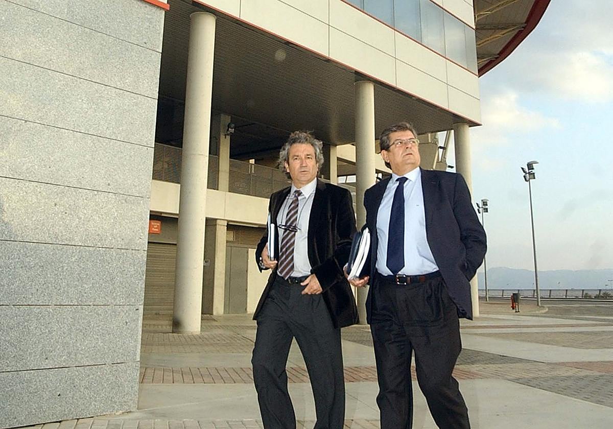 Ramón Madrid y Damián Mora, en 2009.