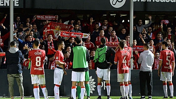 La Policía permite el traslado de la afición del Real Murcia a lateral si hay separación con la del Cartagena