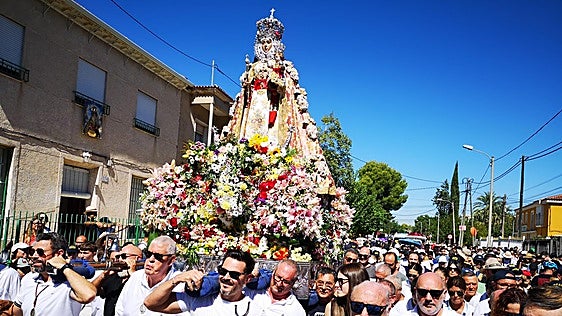 Murcia despide a la Fuensanta en una romería que festeja el centenario de su coronación
