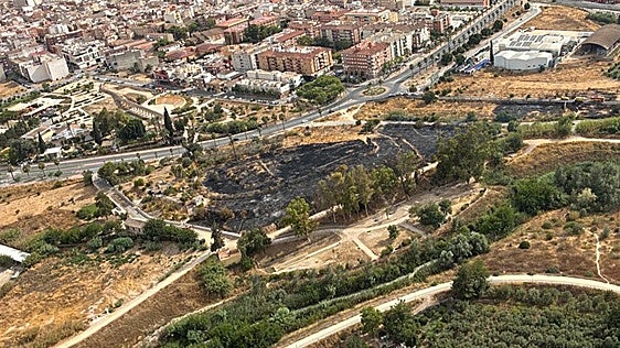 Logran extinguir el incendio forestal de Alcantarilla