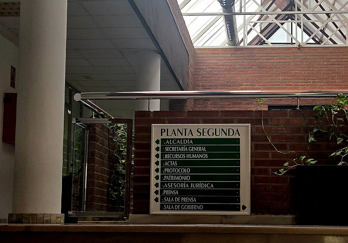 Planta de la Alcaldía en el Ayuntamiento de Molina de Segura.