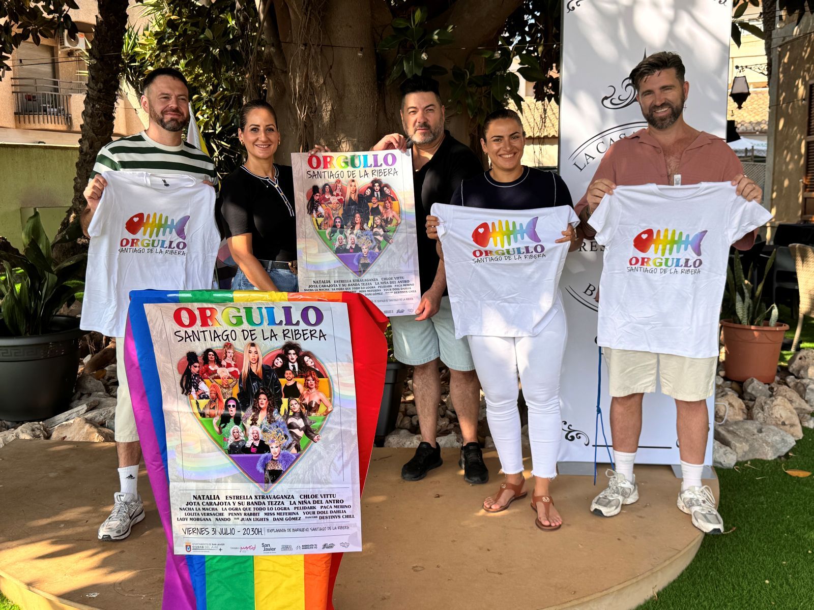 La presentación de la fiesta del Orgullo en Santiago de la Ribera.