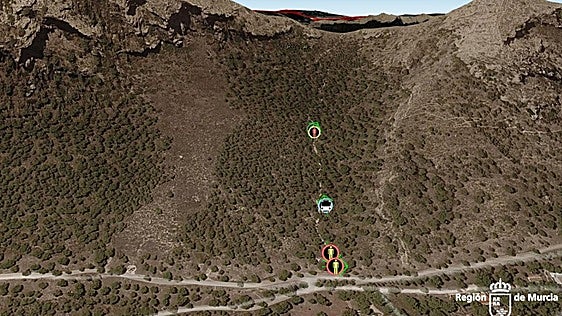 Rescatan a una senderista herida en una zona de difícil acceso de Jumilla