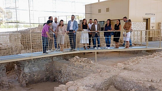 La musealización del yacimiento Villa Romana de Los Cantos de Bullas amplía la oferta turística del municipio