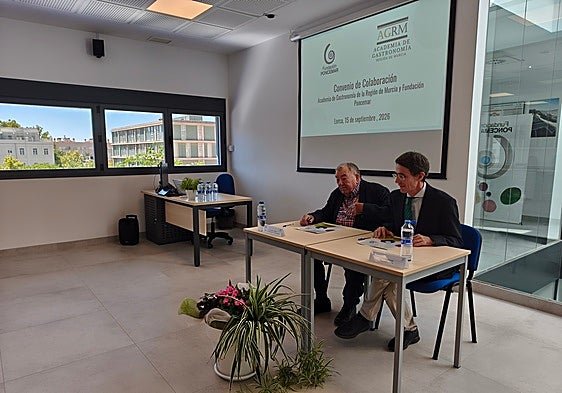 La Academia de Gastronomía de la Región de Murcia y la Fundación Poncemar desarrollarán actividades conjuntas