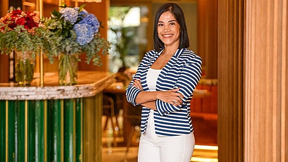 Evelyn Estrada, directora del Hotel Palacio de San Juan: «Los clientes nos dicen que Murcia necesitaba algo así»