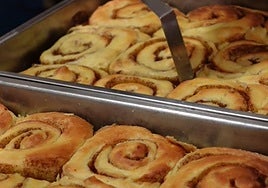 'Cinnamon rolls' en una fotografía de archivo.