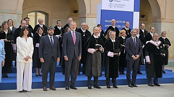 En directo, el Rey Felipe VI asiste a la apertura del curso universitario en la UPCT