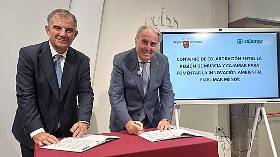 La Comunidad y Cajamar impulsan la innovación y el conocimiento científico para avanzar en la protección del Mar Menor