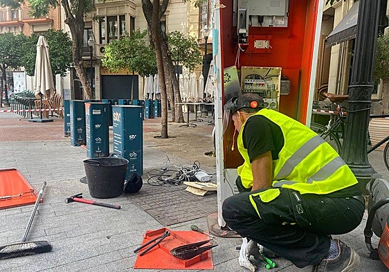 Comienzan a retirar las bancadas del servicio de préstamo de bicicletas de MuyBici