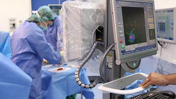 Operación de cáncer de mama en el Hospital Santa Lucía de Murcia. 