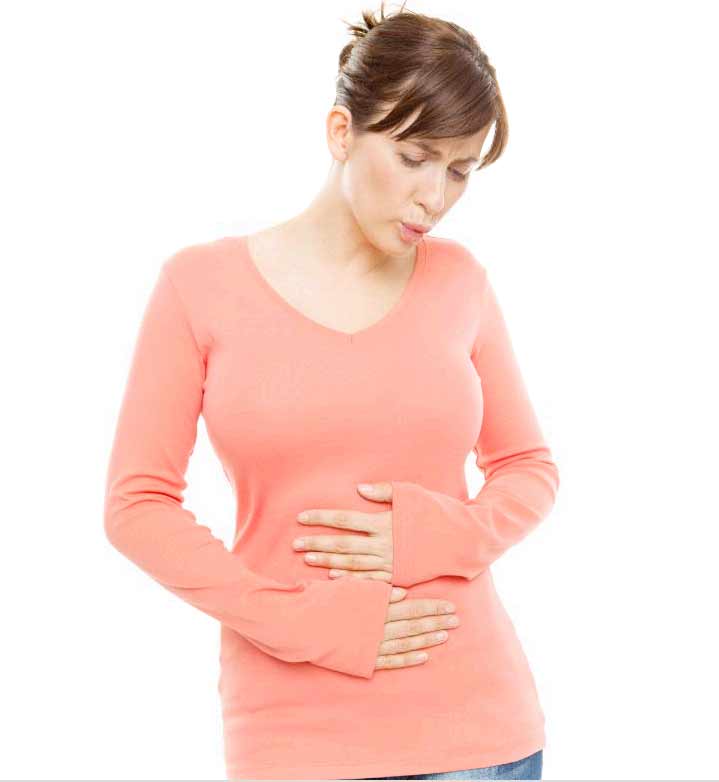 Los principales síntomas se asocian muchas veces con molestias digestivas.